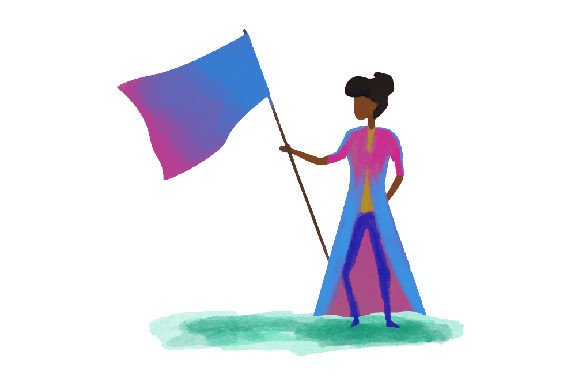 A Designer's Honest Review of the Female Color Guard, Watercolor Design