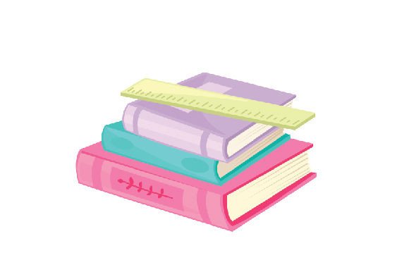 A Designer's Review of the Ruler on Top of Books Embroidery File