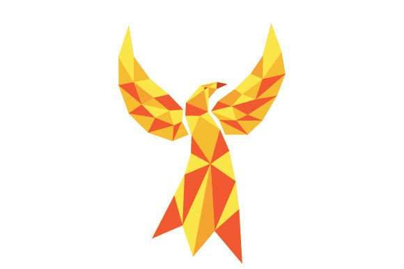 A Geometric Phoenix Embroidery Design for Real Projects
