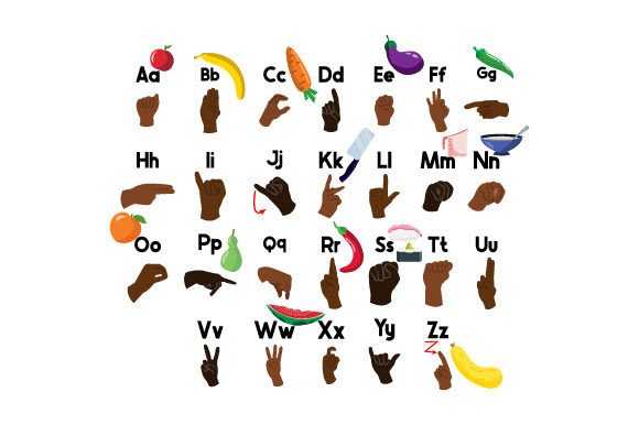 A Practical Look at the American Sign Language Alphabet Embroidery Design