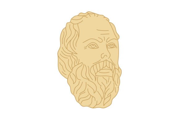 Embroidery Review: A Designer's Take on Socrates - Close-Up