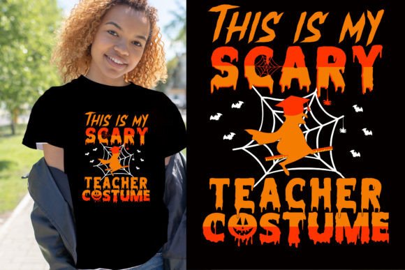 Evaluating the Scary Teacher Halloween Embroidery Design