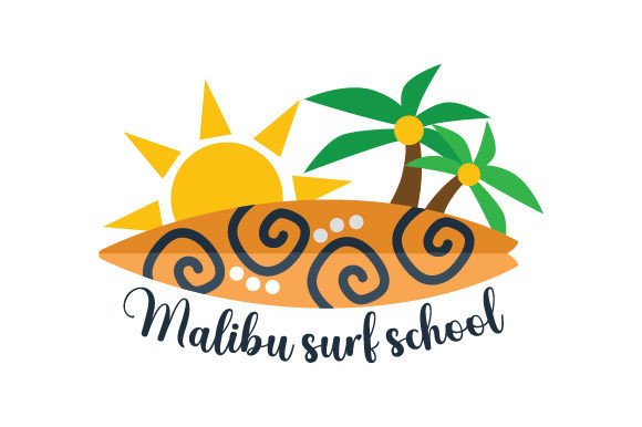 Malibu Surf Logo: A Designer's Take on a Coastal Classic
