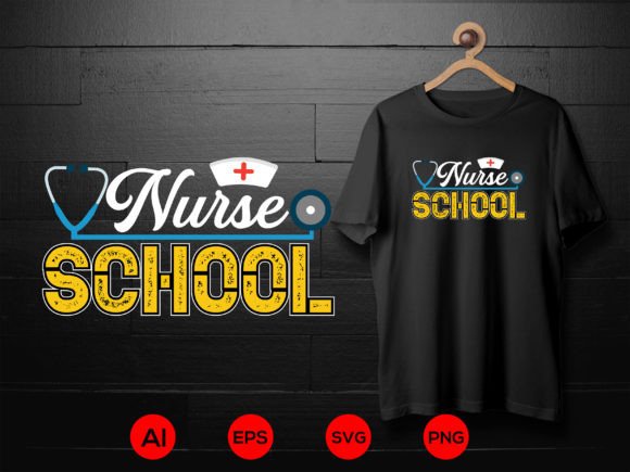 Nurse T-shirt Design 02: A Practical Review for Embroidery